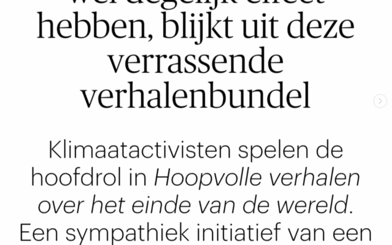 Recensie in Trouw
